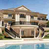 Balustrade en aluminium noir de style européen classique, balustrade de luxe pour villa, balcon incurvé et escalier extérieur, balustrade en aluminium sur mesure
