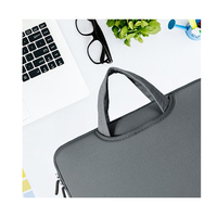 Étuis pour ordinateur portable avec fermeture éclair et logo personnalisé, 13,3, 15, 15,6 pouces, sac à main, housse de protection pour ordinateur, pour les voyages d'affaires, le bureau