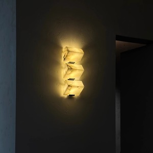 Huiju Lighting Natural Snowflake Marble Wall Lamp Led 220V Minimalist Hotel <b>Corridor</b> Ambient <b>Light</b> - Product Image 3