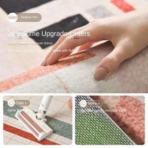 Tappeto per Soggiorno, Camera da Letto, Studio, Nuovo Stile Bauhaus, Senza Manutenzione, Impermeabile, Antiscivolo, in Poliestere, Isolamento Acustico - Product Image 3