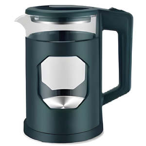 Hervidor Eléctrico de Vidrio de 2L con Placa Calefactora de Acero Inoxidable, Hervidor de Agua de Ebullición Rápida para Cocina Doméstica OEM/ODM KE09059 - Product Image 2