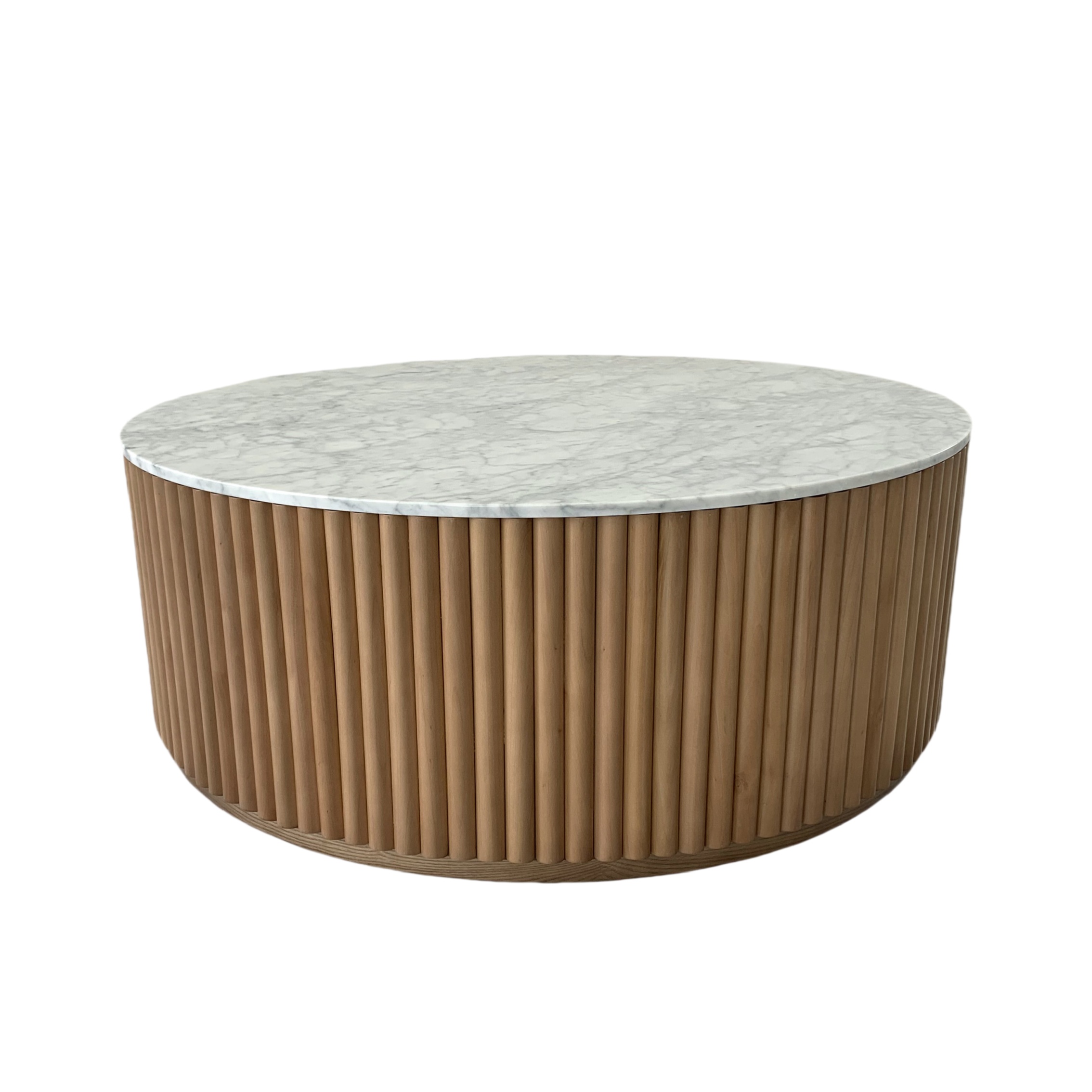 White Marble top with Light Base