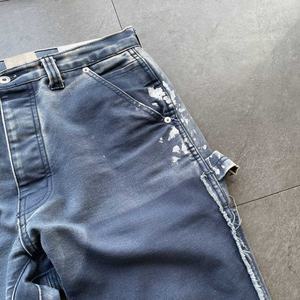 Pantalones Vaqueros Casuales de Mezclilla con Lavado Vintage para Hombre, con Detalle de Dobladillo Acampanado, Jeans Duraderos y Elegantes para Uso Diario, Cultura Hip-hop Y2K - Product Image 2