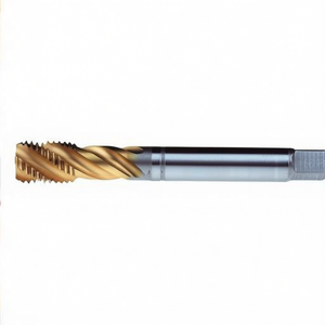 Universal <b>Tap</b> TiN Coated 40 Degree Helix For Blind Holes 6H Tolerance Tapered <b>Tap</b> - Product Image 2