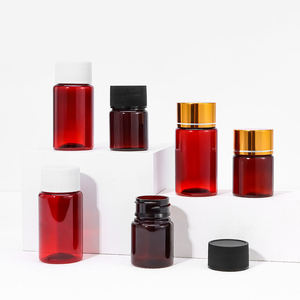 30ml 50ml <b>Empty</b> <b>Plastic</b> Electroplated <b>Bottle</b> with Screw Cap for Health Product Pill Tablet Capsule Medicine Powder Gummy - Product Image 1