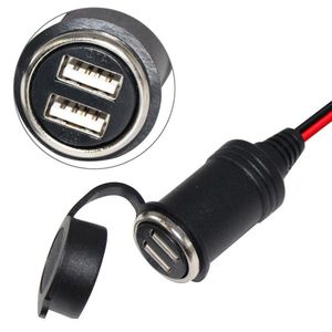 JKM SAE à <span class=keywords><strong>moto</strong></span> double USB femelle allume-cigare adaptateur <span class=keywords><strong>de</strong></span> batterie connecteur flamme câble retardateur fil pour <span class=keywords><strong>BMW</strong></span> Autocycle - Product Image 4