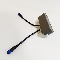 Zusammenklappbare 24V DC LED-Baumumarmungsleuchte RGBW 6 LEDs 12W IP66 Aluminium Garten DMX512 Controller Baumlampe YY-TG5B