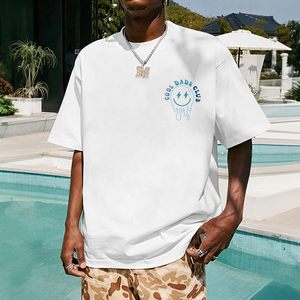 เสื้อยืด FOXA Cool Dads Club สำหรับผู้ชาย ทรงโอเวอร์ไซส์ แขนสั้น ผ้าฝ้าย พิมพ์ลายกราฟิก ระบายอากาศได้ดี เสื้อยืดวันพ่อ - Product Image 2