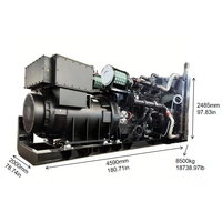 Générateur diesel de secours ByCummins 1400 kVA 1120 kW 50 Hz triphasé 400/230 V pour mines, centrales électriques, aéroports, champs pétrolifères, ISO CE