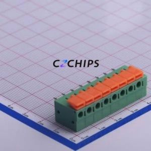 KF142V-5.08-8P Spring Terminal Block Through hole Component (THT),P=5.08mm Connector 5.08mm 8P 8 15A - Product Image 1