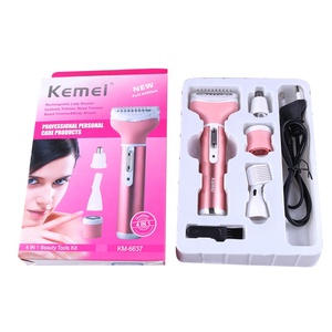 Kemei-Épilateur électrique 4 en 1 pour femme, épilateur pour femme, vente en gros, KEMEI, KM 6637 - Product Image 5