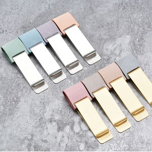 Clip de regalo multiusos Metal Acero inoxidable Marcapáginas multicolor Propósito <span class=keywords><strong>Dinero</strong></span> Llevar Latón Material opcional Clips de papelería - Product Image 5