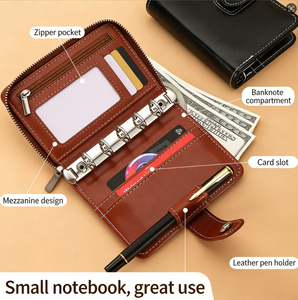 Offre Spéciale : Portefeuille-classeur 6 anneaux durable en cuir PU tendance – Idéal pour la planification quotidienne des professionnels et des étudiants - Product Image 6