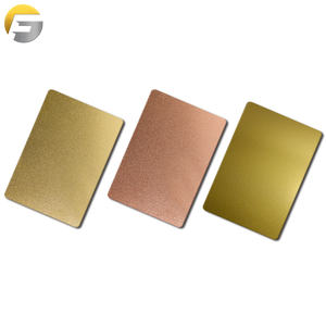 VV141 economico 201 304 316 finitura sabbiata titanio oro lamiera di acciaio inossidabile con pellicola Laser in PVC - Product Image 1