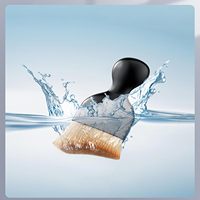 Brosses de nettoyage souples en poils synthétiques pour aérateurs intérieurs de voiture, brosse à poils synthétiques pour fentes de tableau de bord, kit de détaillage automobile