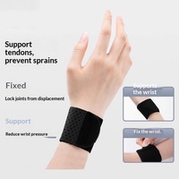 Bracelet de sport léger personnalisé avec logo - Support de poignet fin absorbant la transpiration pour le badminton, le tennis, le basketball et l'entraînement en salle de sport