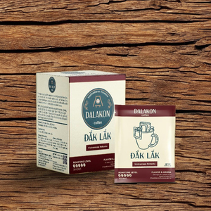 กาแฟบดเวียดนาม DALAKON ดักลัก ดาลัต สูตรพิเศษ คั่วเข้ม พรีเมียม รสขม 250 กรัม บรรจุกล่อง มีคาเฟอีน - Product Image 1