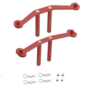 Ensemble de supports de <span class=keywords><strong>carrosserie</strong></span> en aluminium pour Arrma <span class=keywords><strong>1</strong></span>/<span class=keywords><strong>10</strong></span> Granite 4X4, remplacement avant et arrière pour voiture RC - Product Image 5