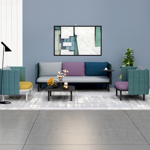 Canapé de hall professionnel insonorisé pour bureau, avec certificat CE - Product Image 3