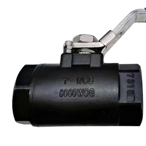Válvula de bola manual de 6000WOG para alta temperatura, 2 piezas, ASTM CF8M A216 WCB, compatible con OEM para medios base - Product Image 4