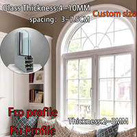 Proveedor de Ventanas de PU, Perfiles de Fibra de Vidrio FRP de Alto Aislamiento, Alternativa a los Perfiles de Aluminio para Marcos de Ventanas