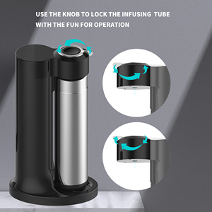 Vanne à connexion rapide fabricant d'eau pétillante boîtier <span class=keywords><strong>en</strong></span> acier inoxydable bouteille <span class=keywords><strong>en</strong></span> <span class=keywords><strong>verre</strong></span> <span class=keywords><strong>Soda</strong></span> eau Machine de bureau <span class=keywords><strong>Stream</strong></span> <span class=keywords><strong>Soda</strong></span> Maker - Product Image 5