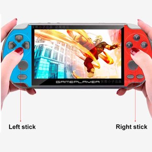 Console de <span class=keywords><strong>jeu</strong></span> <span class=keywords><strong>vidéo</strong></span> portable X7 PLUS avec écran de 5,1 pouces, mémoire intégrée de 8 Go, 10 000 <span class=keywords><strong>jeux</strong></span> et stockage extensible - Product Image 6