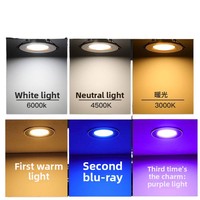 Spot LED encastrable dimmable pour plafond, en aluminium, avec LED DOB SMD, pour salon