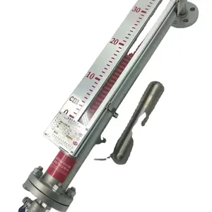 Boiler Stainless Steel Water Level Side Mounted Top Mounted Magnetic Flap Level Gauge