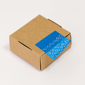Red Void Security Tape Self-Adhesive BOPP <b>Label</b> Rectangular Strong <b>Stickiness</b> For Logistics Packaging - Product Image 6