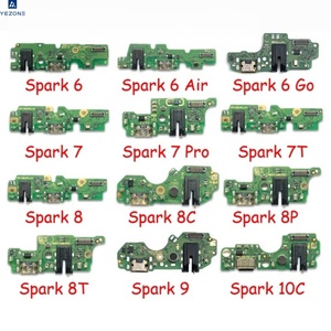 สายแพรเชื่อมต่อพอร์ตชาร์จ USB <span class=keywords><strong>ไม</strong></span>โครโฟน สำหรับ Tecno Spark 5 6 Air 7 7T 8 8C 8P 8T 10C 9 20 10 Pro 5G - Product Image 1