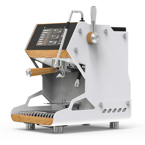 Máquina de Café Comercial de Doble Caldera de Acero Inoxidable, Máquina de Café Espresso Automática de un Toque para Cafetería - Product Image 2