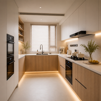 Meubles de cuisine sur mesure, design personnalisé, vente en gros, style moderne de luxe, style Shaker