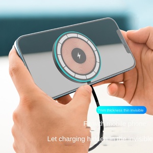 Chargeur magnétique lumineux C23 15W puissance de sortie pour téléphone portable Apple charge sans fil légère respirante - Product Image 3