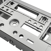 Boîtier Rétro pour Magnétophone Cassette Argenté Métallique, Coque de Remplacement Vintage pour Lecteur de Bande Audio, Pièces de Rechange DIY