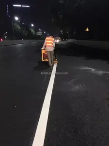 Couleur vive Résistance aux fissures plus forte Longue durée de vie Revêtement thermoplastique Peinture de route thermofusible