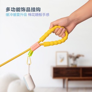 Laisse pour chien adorable en polyester avec sangle bandoulière mains libres et fermoir en alliage de zinc - Product Image 5