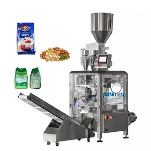 SmartWeigh high quality vertical automatic weighing filling granule oats nuts pillow bag packaging machine