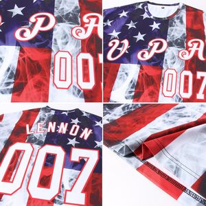 Custom Personalized Baseball Jersey Crew Neck Short Sleeve Sublimation Printed Name Number Athletic Fit Unisex Moisture Wicking - Product Image 2