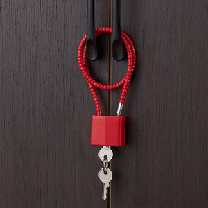Lucchetto di Sicurezza per Armi da Fuoco, Impermeabile, in Acciaio Temprato Rosso, Cavo da 11 Pollici (290 mm) - Product Image 3