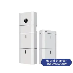 Kstar Inverter surya hibrida, Penyimpanan Energi semua dalam satu 5kWh 10kWh 48V modul baterai Lithium sistem surya 3,6 kW 5kW 1000kW