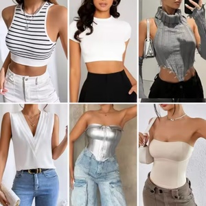 Wnw Used Women's Clothes Wholesale Casual Dresses Summer Used Clothing Bales Mixed Clothing Blouse Second Hand Branded Stock - Product Image 4