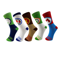 HY-2069 Nouveau Vente en gros Mario Chaussettes Hommes Femmes Nouveauté Crazy Cotton Design Long Basket Chaussettes Couples