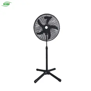 18'' black plastic large industrial moving floor air electric stand fan guard ac dc