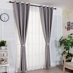 Rèm Gấp Nếp Gợn Màu Trơn Trang Trí Sang Trọng Chất Lượng Cao Cho Phòng Ngủ - Product Image 3