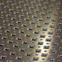 Tôle perforée en acier inoxydable haute résistance à trous ronds, tamis perforé pour filtration industrielle
