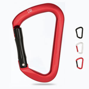 Mosquetón <span class=keywords><strong>de</strong></span> Seguridad en Forma <span class=keywords><strong>de</strong></span> D para Escalada, <span class=keywords><strong>Descenso</strong></span> Rápido, Equipo <span class=keywords><strong>de</strong></span> Barranquismo, Aleación <span class=keywords><strong>de</strong></span> Aluminio, Alta Resistencia - Product Image 2