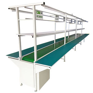 Longen Groene Pcb Flat Micro Transportband Systeem Verstelbare Hoogte Pvc Warmtepomp Verstrekt Restaurant Platen Aluminium - Product Image 6