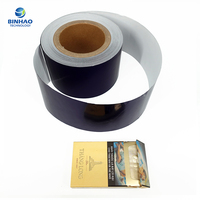 Papier d'aluminium bleu de gaufrage personnalisé pour l'emballage de cigarettes doux et durable avec des motifs uniques