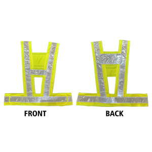 CITICITYAdjustable Polyester Safety Vest with High Visibility Reflector Strips Durable Elastic Clothing Running Vest - Product Image 3